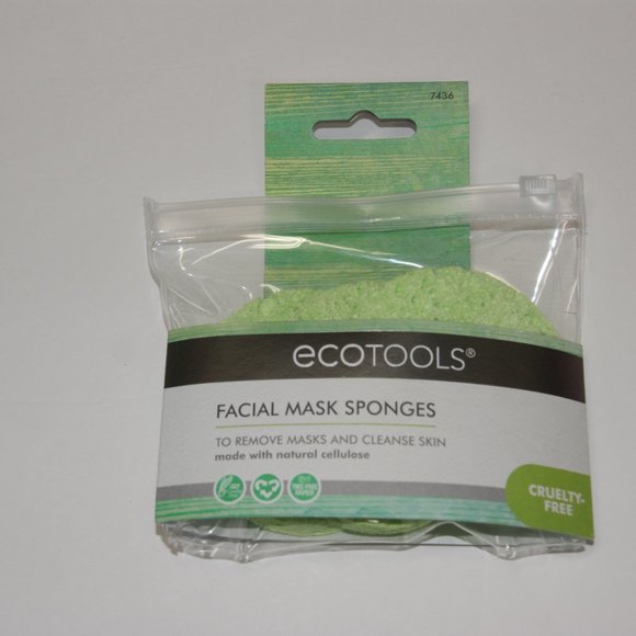 New ECOTOOLS Facial Mask Sponges, 3 Count NWT - Picture 3 of 4